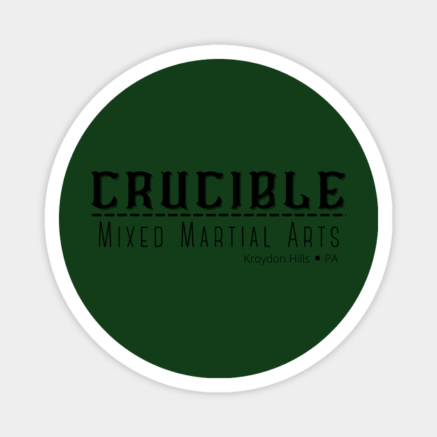 Crucible - Black & Green Magnet by Author Bella Matthews